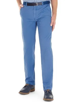 40% OFF - GURTEEN Chinos – Longford Lightweight Stretch Cotton – Air Force Blue - Size: 48 REGULAR