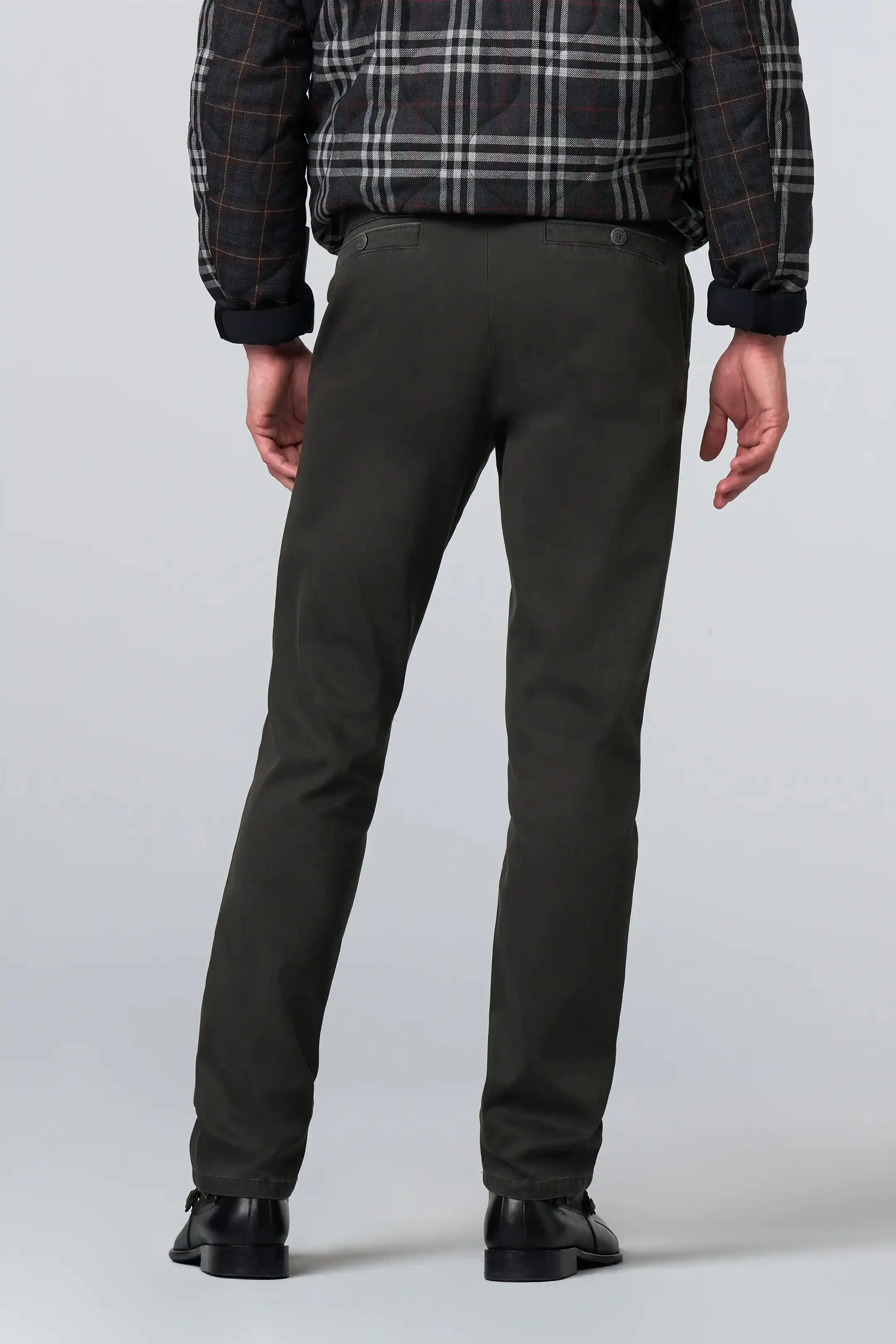 40% OFF - MEYER New York Trousers - 5617 Fine Texture Chinos - Charcoal - Size: 34 SHORT & 32 LONG