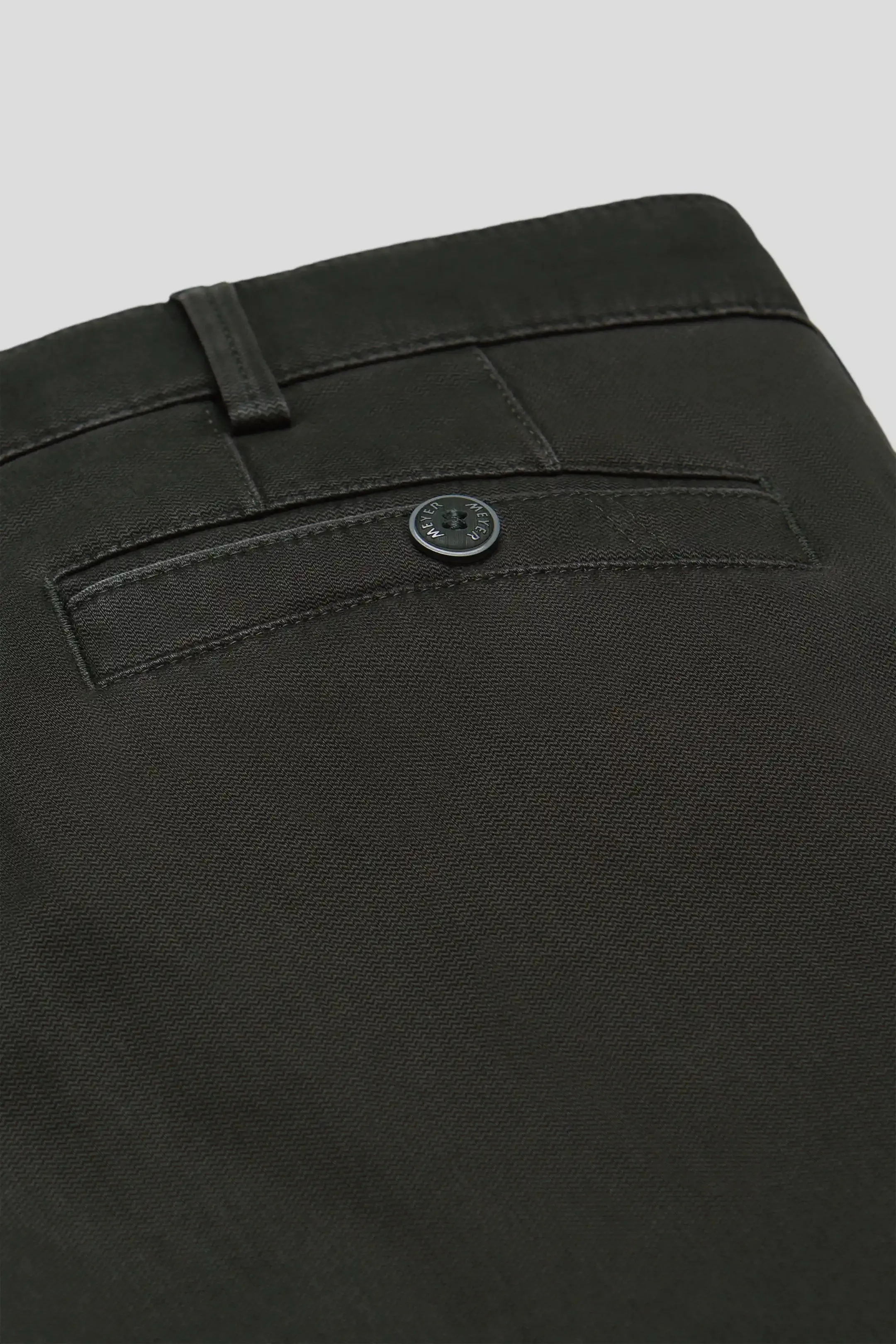 40% OFF - MEYER New York Trousers - 5617 Fine Texture Chinos - Charcoal - Size: 34 SHORT & 32 LONG