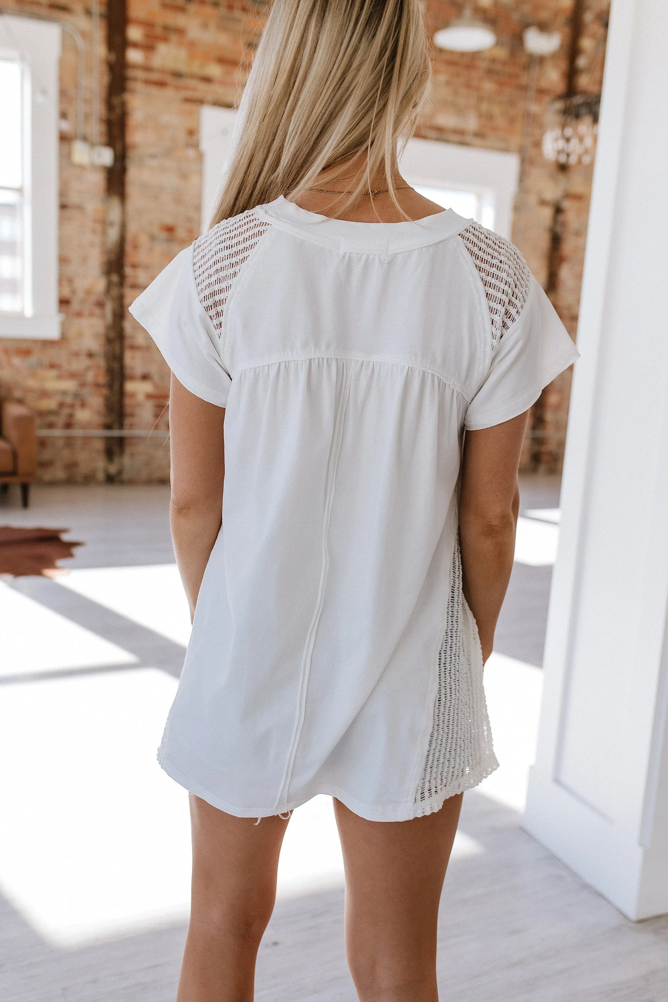 Adrian Hollow Knit Tunic