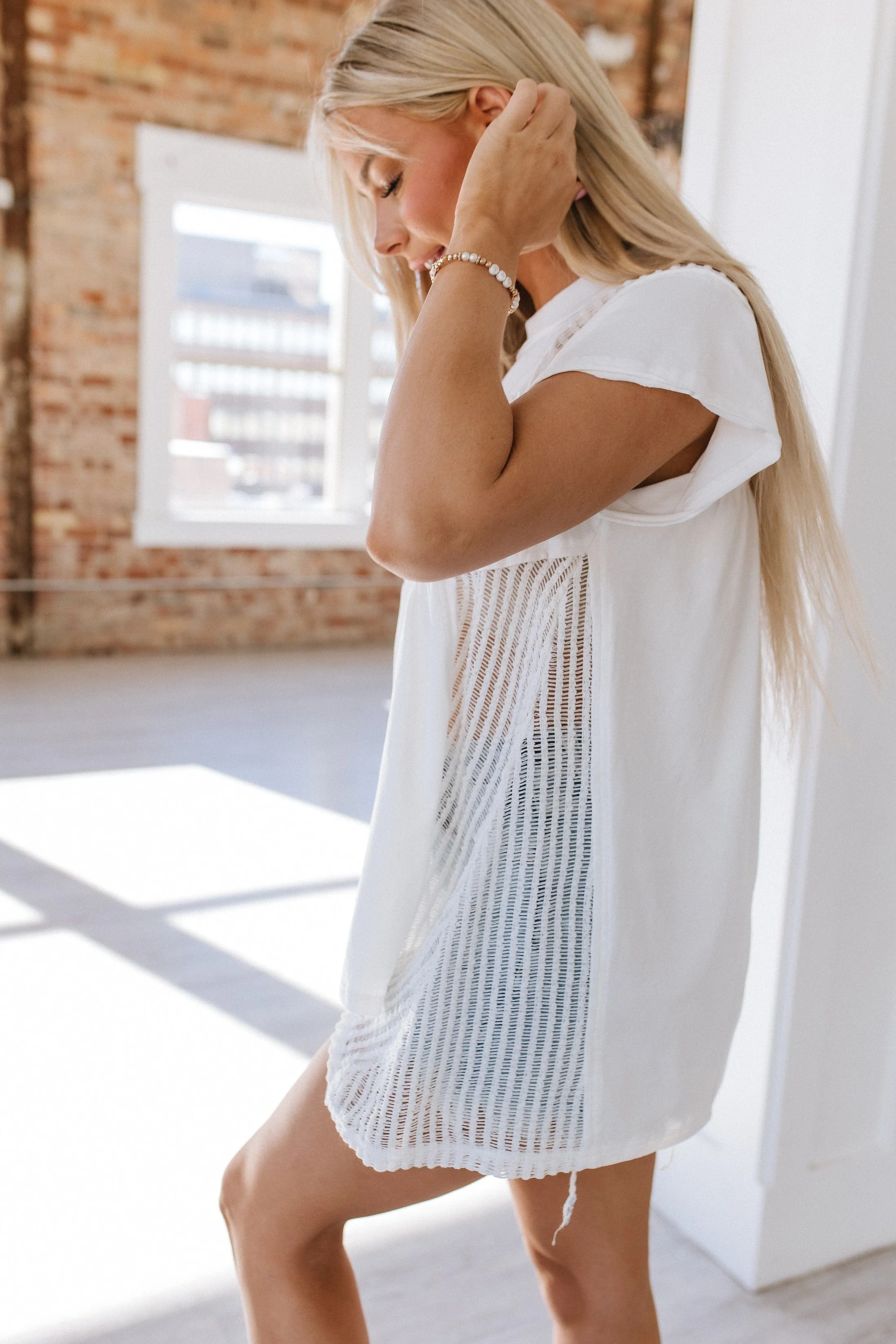 Adrian Hollow Knit Tunic