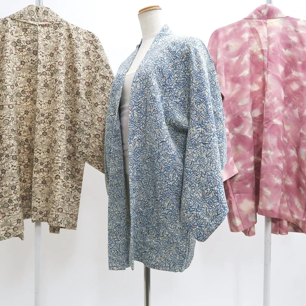 Bundle 15pcs Silk Haori Jacket Wholesale Bulk Free Shipping #407