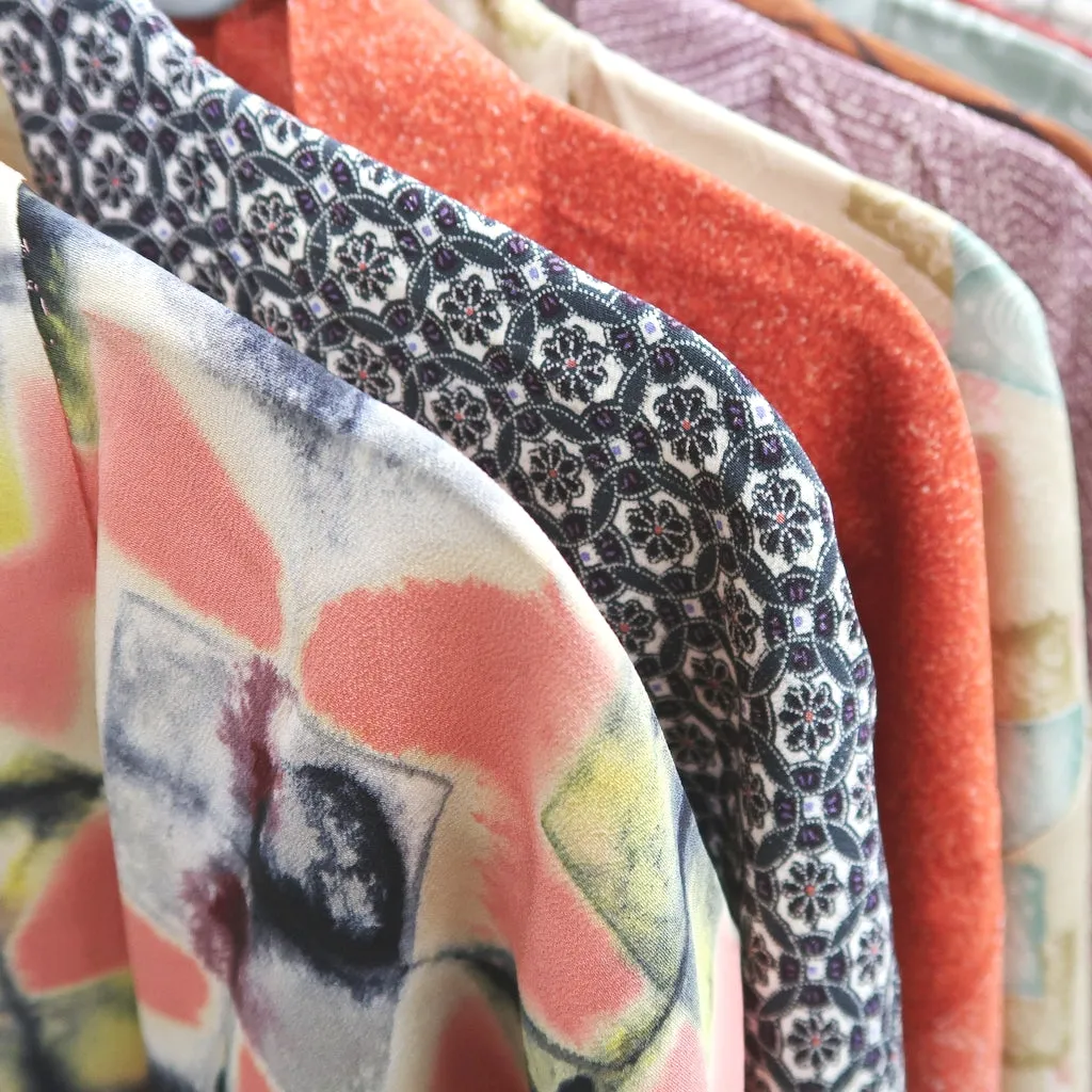 Bundle 15pcs Silk Haori Jacket Wholesale Bulk Free Shipping #407