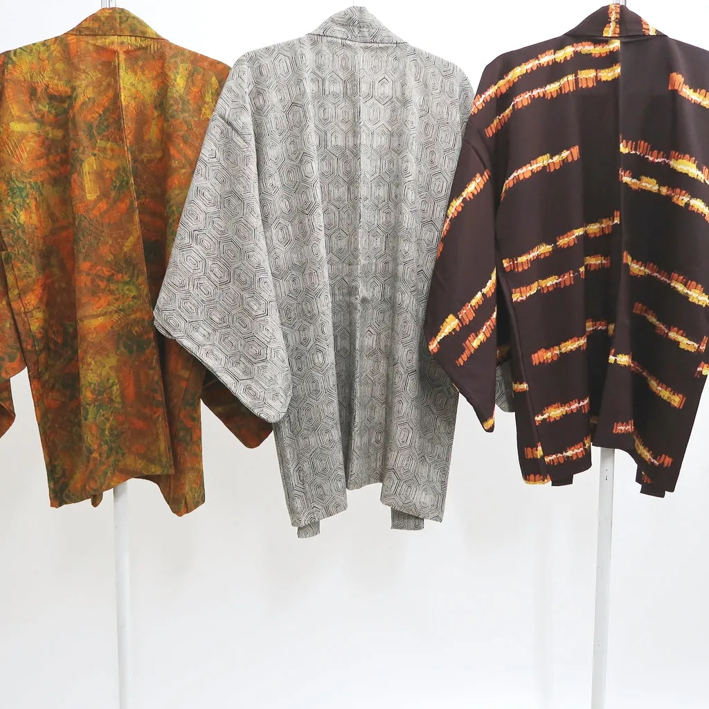 Bundle 15pcs Silk Haori Jacket Wholesale Bulk Free Shipping #407