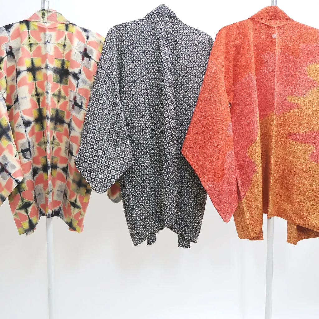 Bundle 15pcs Silk Haori Jacket Wholesale Bulk Free Shipping #407