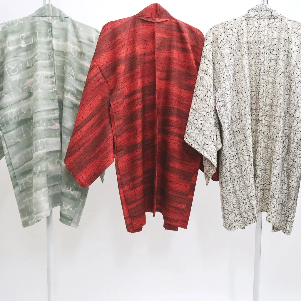 Bundle 15pcs Silk Haori Jacket Wholesale Bulk Free Shipping #407