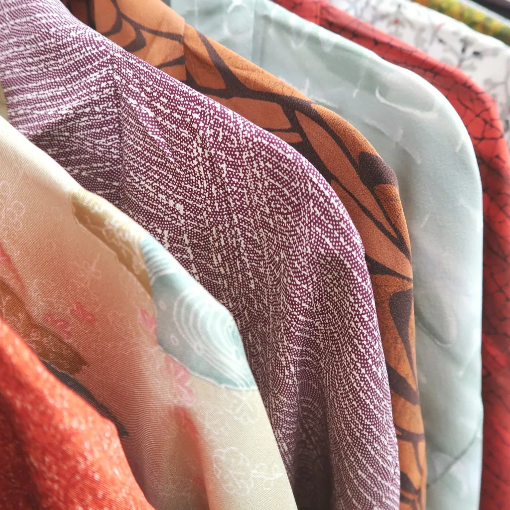 Bundle 15pcs Silk Haori Jacket Wholesale Bulk Free Shipping #407