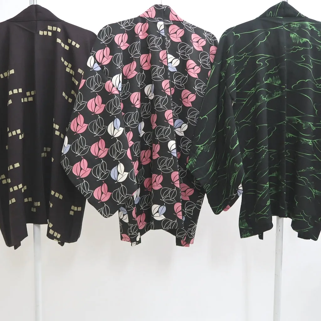 Bundle 15pcs Silk Haori Jacket Wholesale Bulk Free Shipping #417