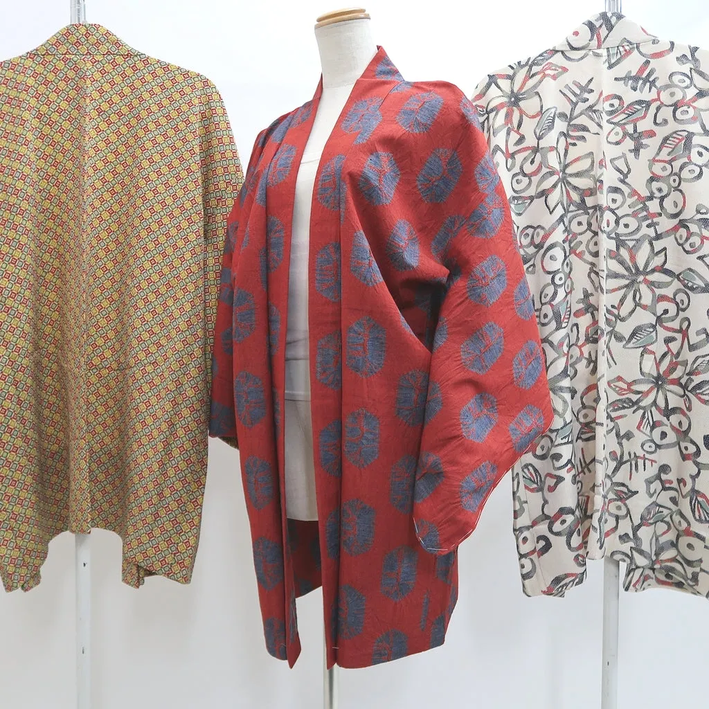 Bundle 15pcs Silk Haori Jacket Wholesale Bulk Free Shipping #498