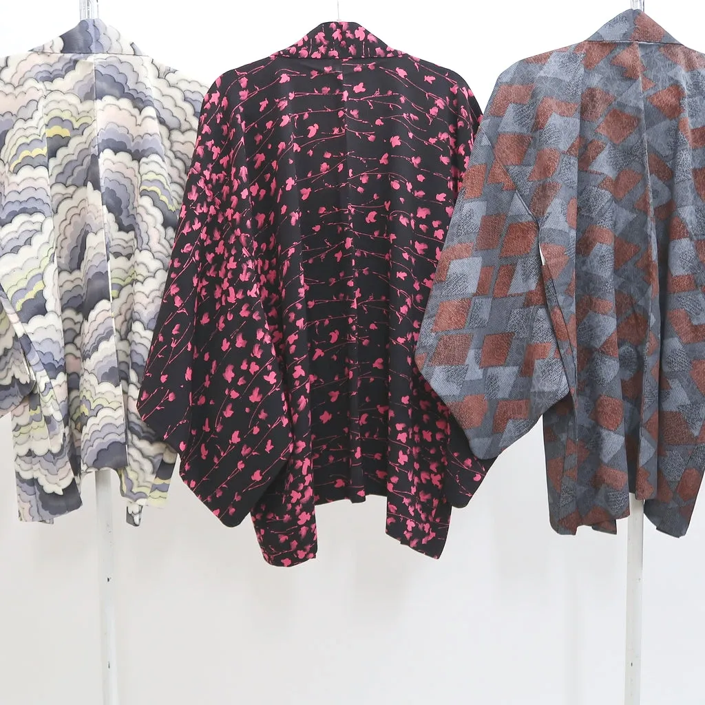 Bundle 15pcs Silk Haori Jacket Wholesale Bulk Free Shipping #498
