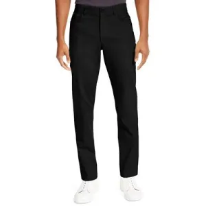 Calvin Klein Mens Slim fit Chinos Pants 32 / 32 Black Solid Stretch