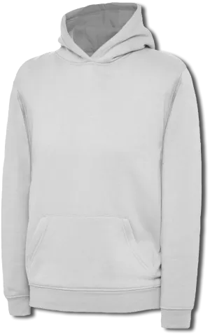 Childrens Classic Hooded Sweatshirt | White