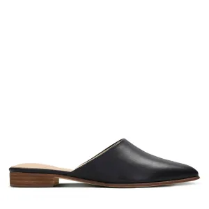 Clarks Women's Pure Blush Slip On Mules - Black