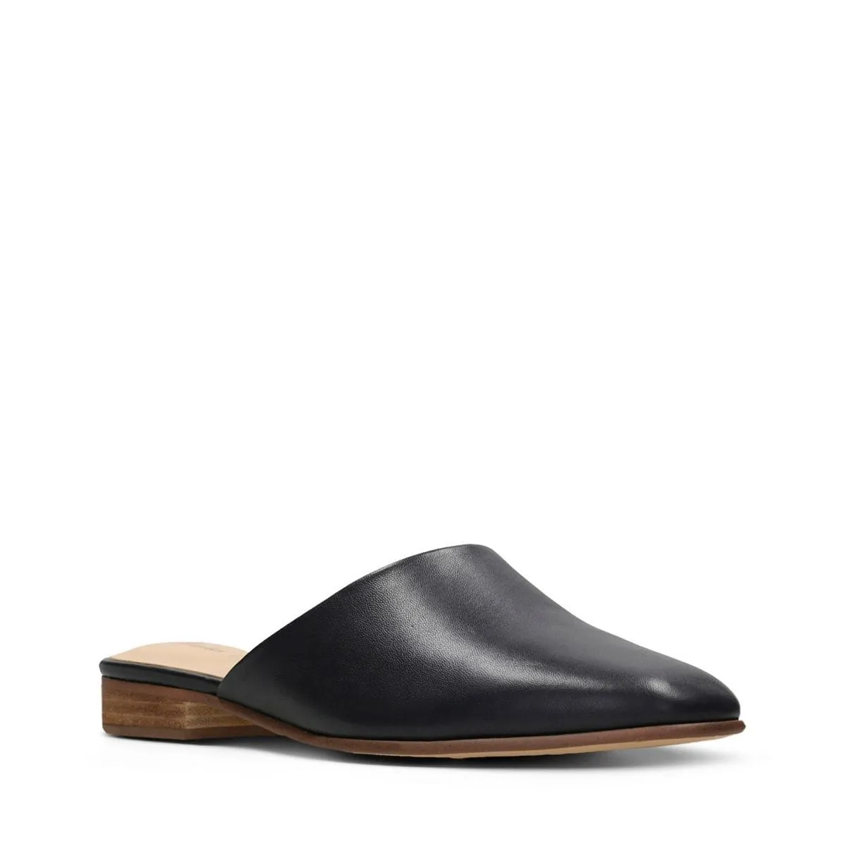 Clarks Women's Pure Blush Slip On Mules - Black