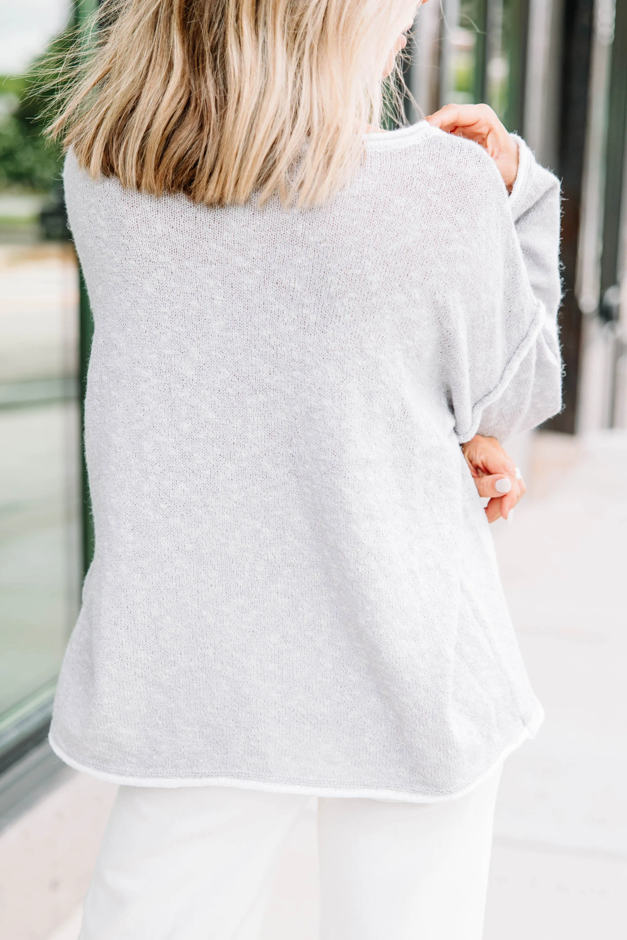Couldn't Be Any Better Heather Gray Sweater