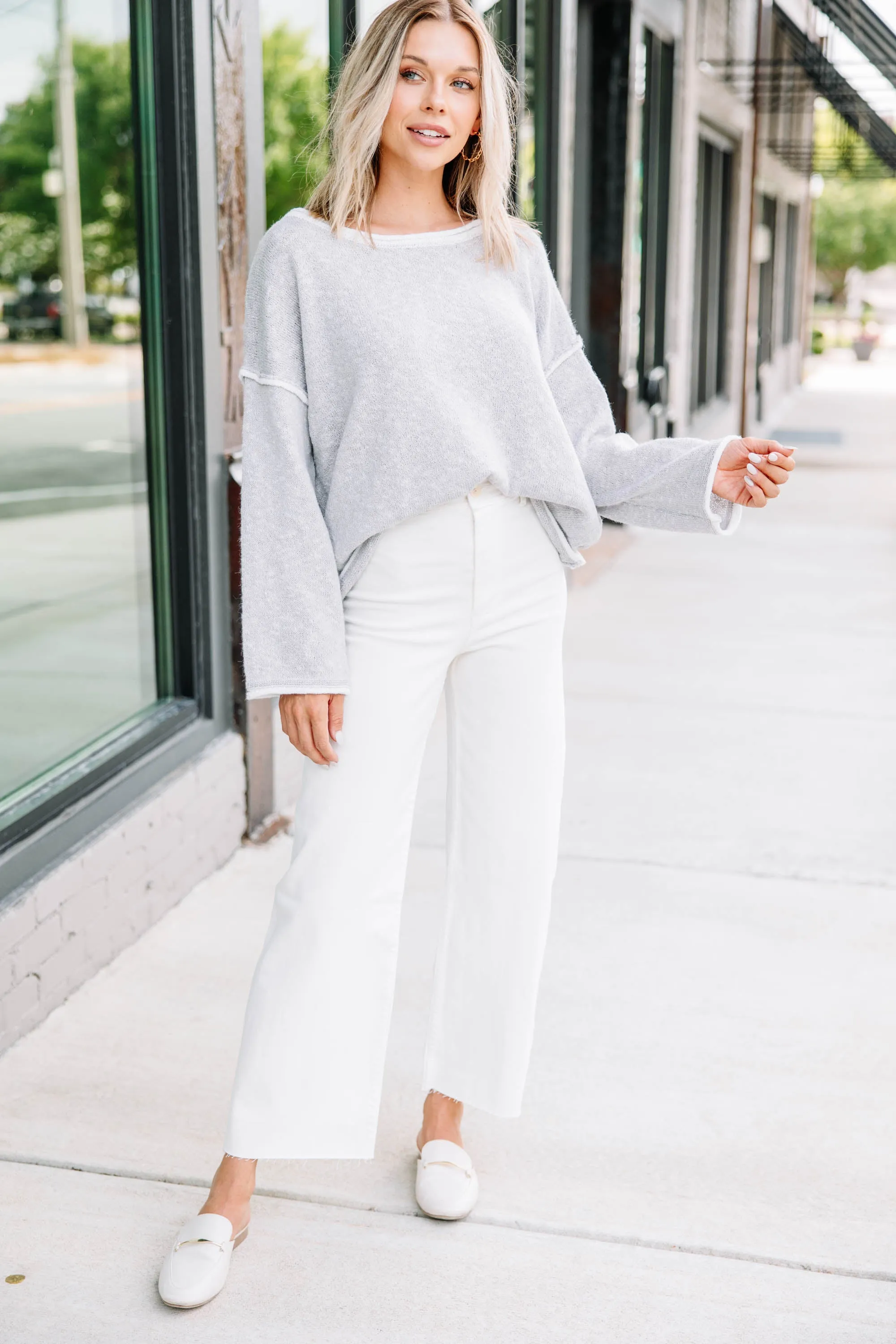 Couldn't Be Any Better Heather Gray Sweater