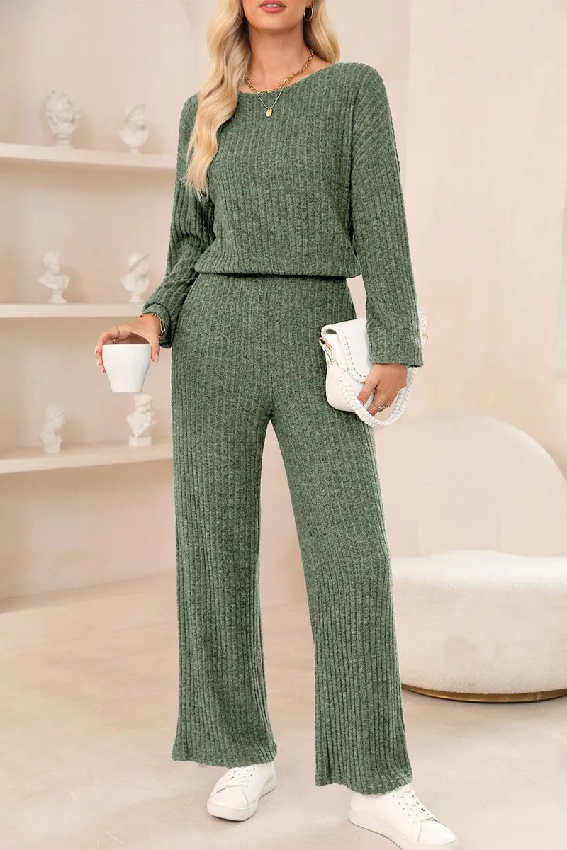 Cozy Retreat Ribbed Jumpsuit for Women