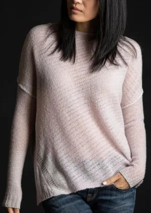 Dreamy Reversible Pullover, Lavender/Mist
