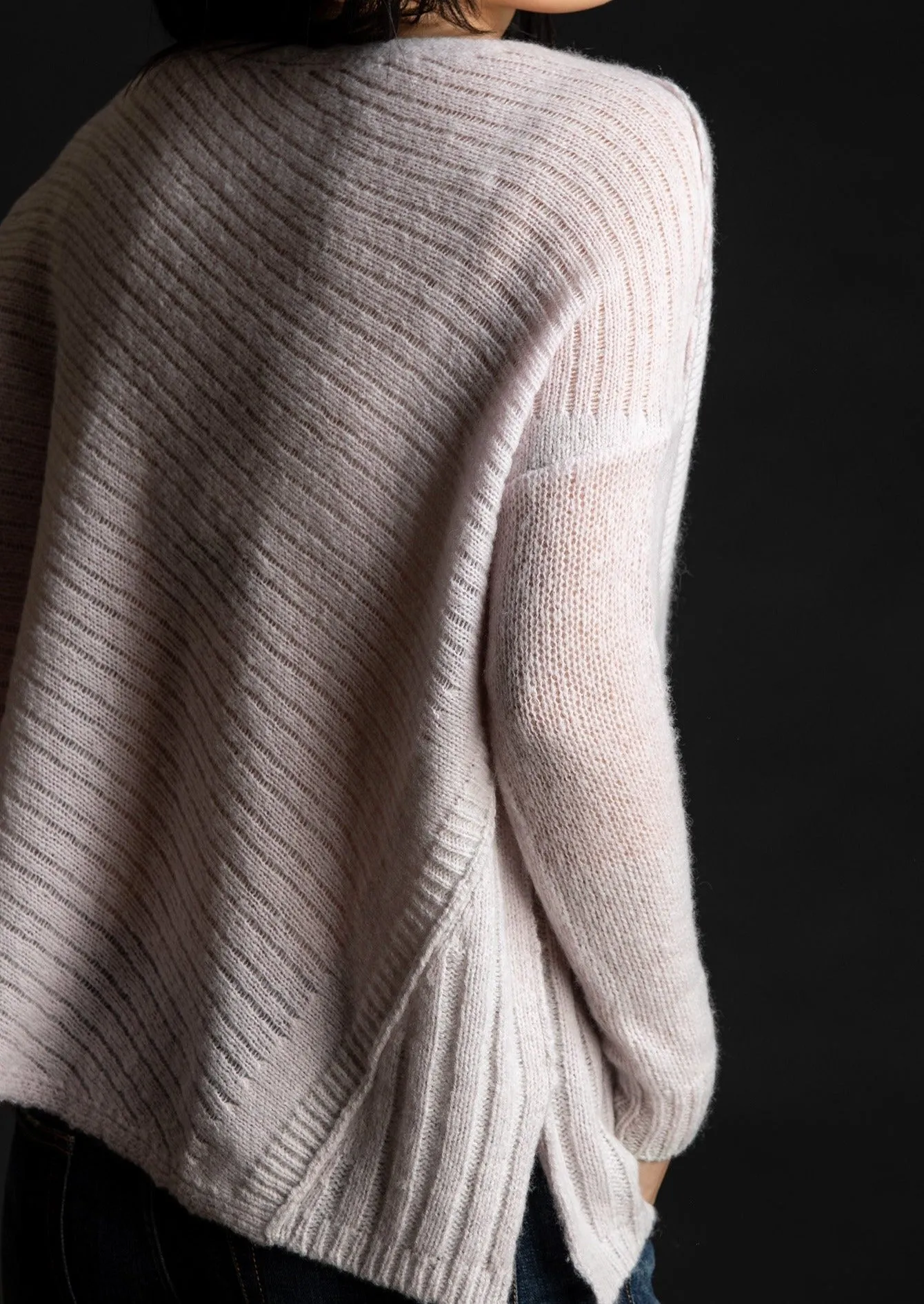 Dreamy Reversible Pullover, Lavender/Mist