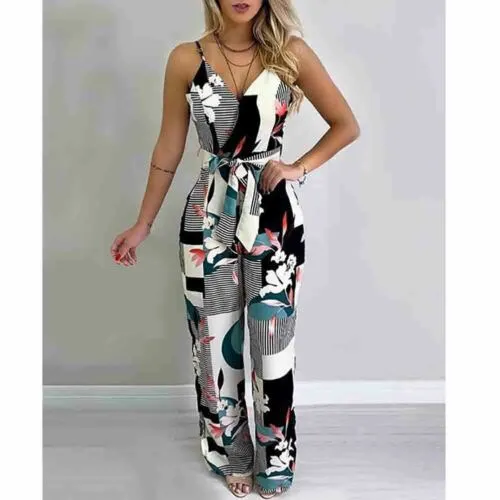 Fashion Women Romper Overalls Casual Jumpsuit