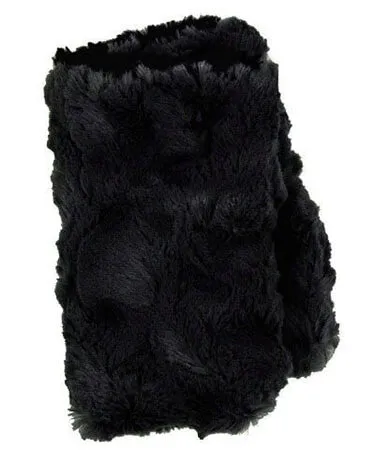 Fingerless / Texting Gloves, Reversible - Luxury Faux Fur in 8mm
