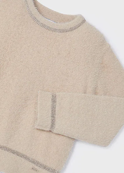Fuzzy Sand Sweater
