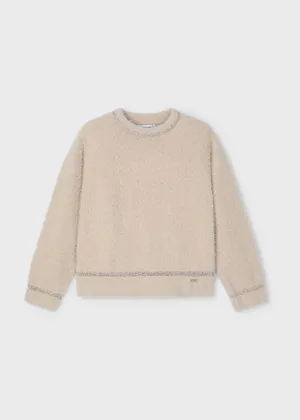 Fuzzy Sand Sweater
