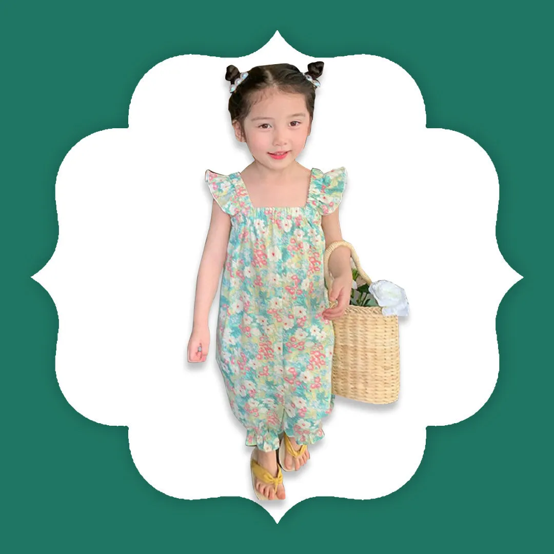 Happy Floral Prints Jumpsuit