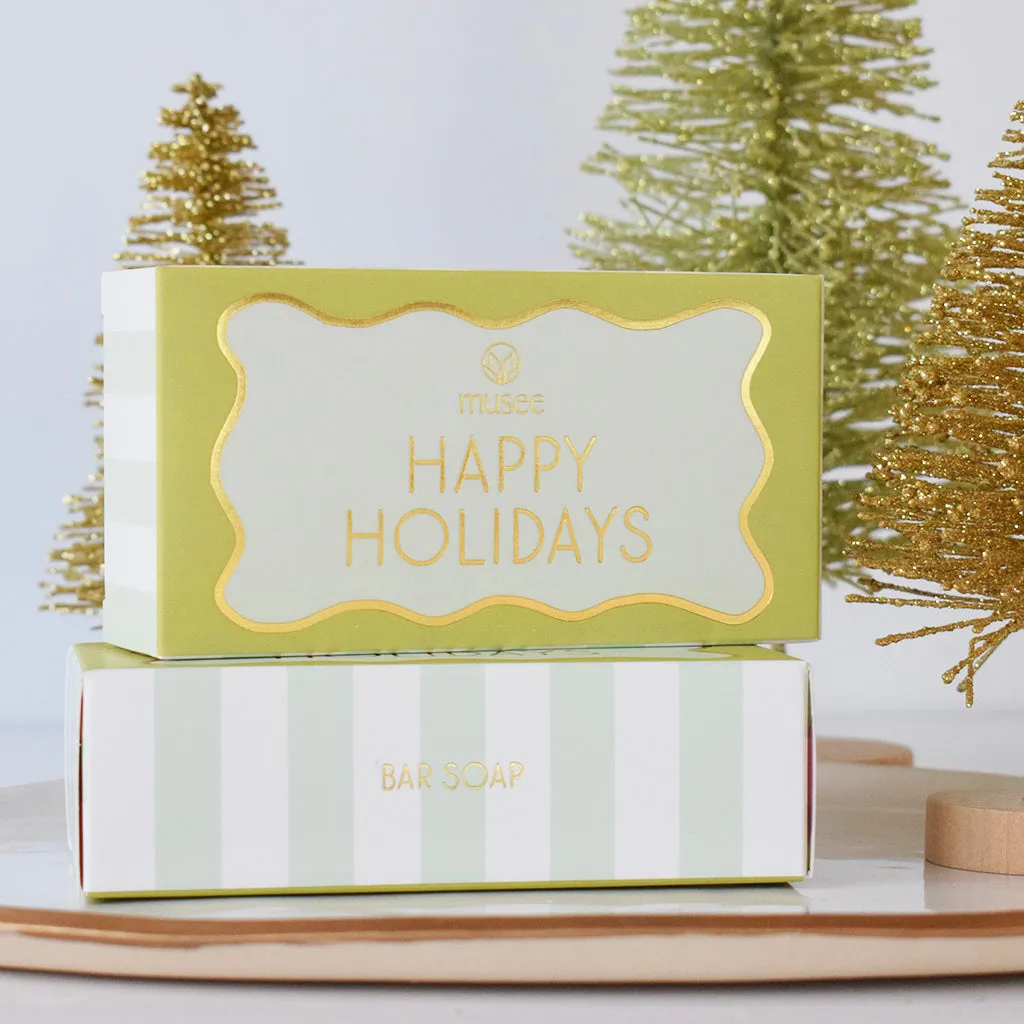 Happy Holidays Bar Soap