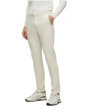 Hugo Boss Mens Kaito Slim Fit Chinos Pants 36 x 30 White Solid