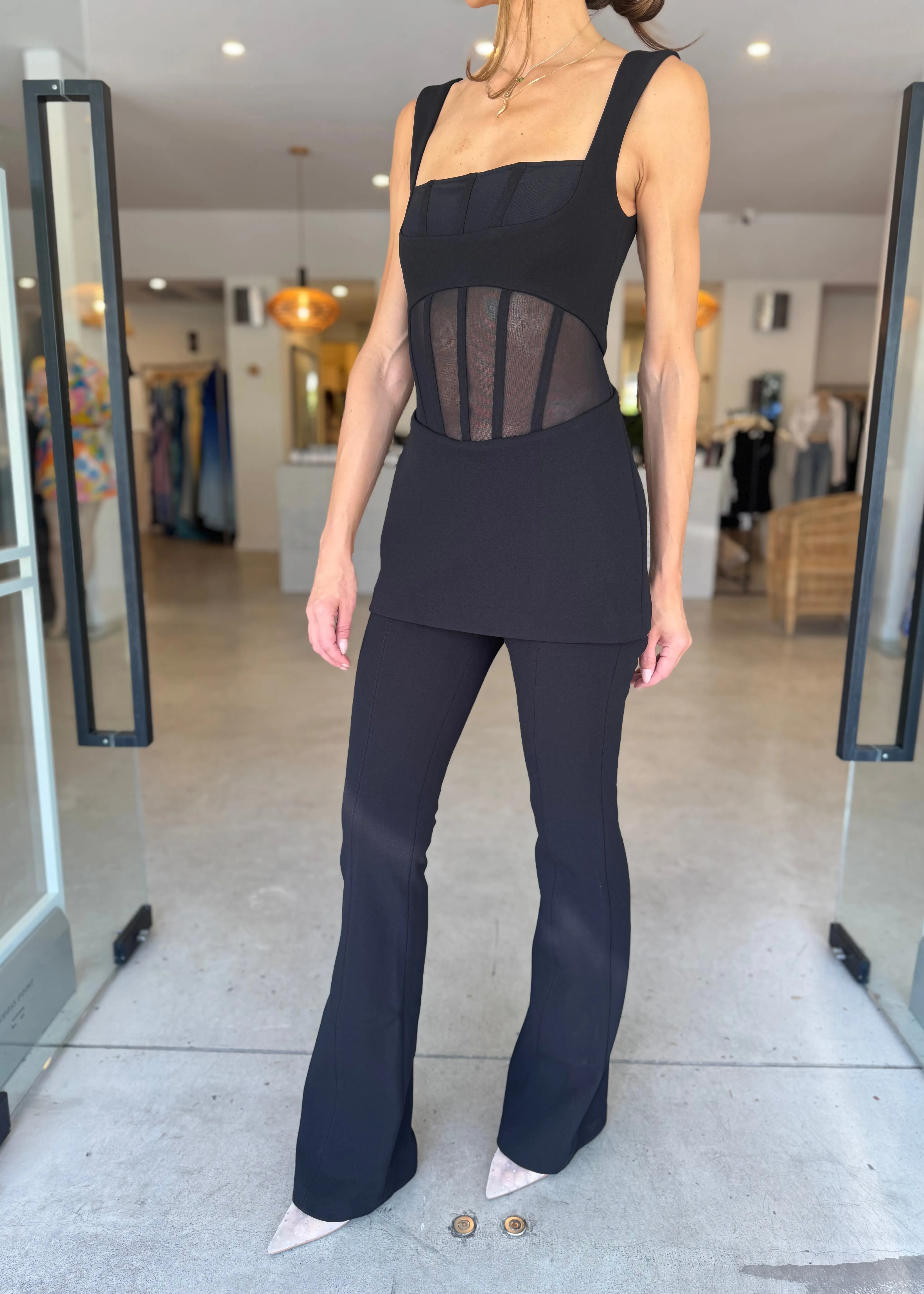 INES BONDED JUMPSUIT