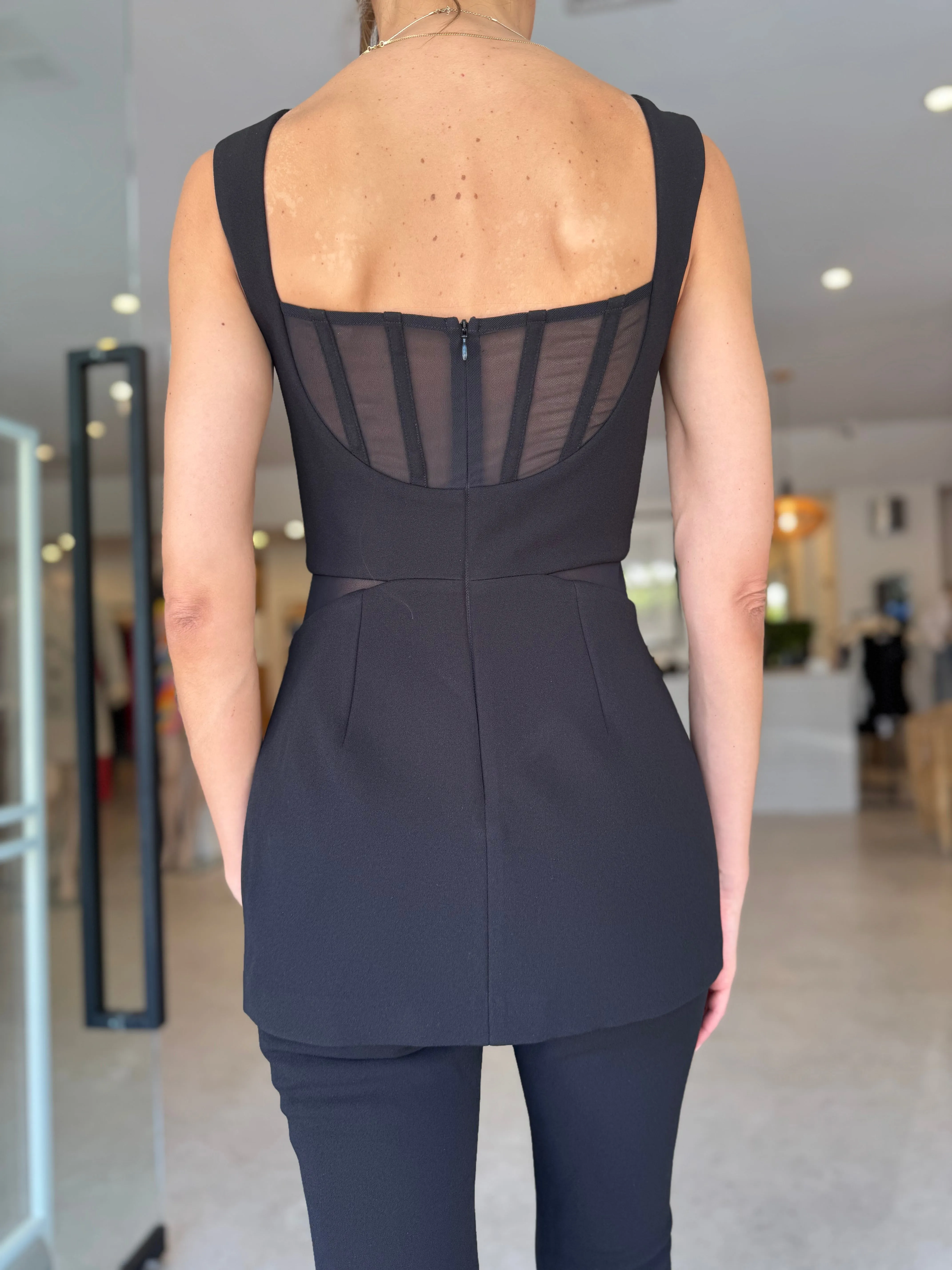 INES BONDED JUMPSUIT