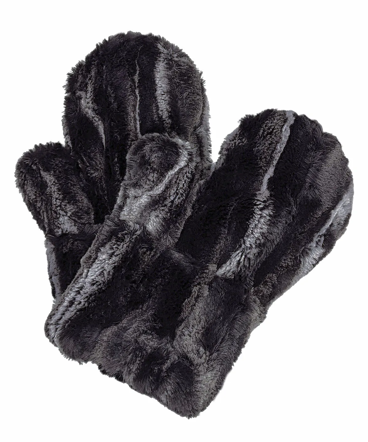 Marble Dune Mittens in Luxury Faux Furs