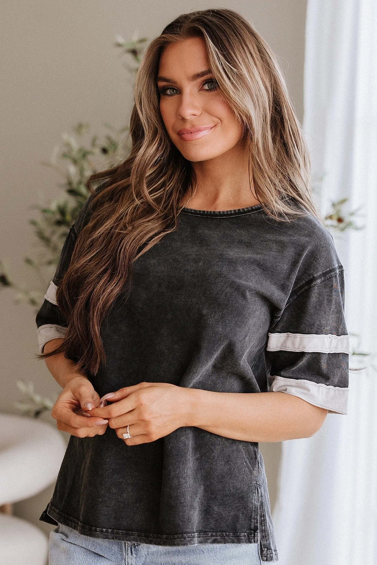 Maryam Vintage Stripe Sleeve Tunic | S-XL | PRE ORDER
