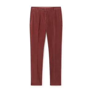 Men's Hackett Corduroy Chinos in Port