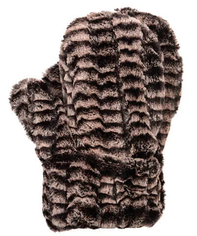 Men's Mittens - Luxury Faux Fur in 8mm