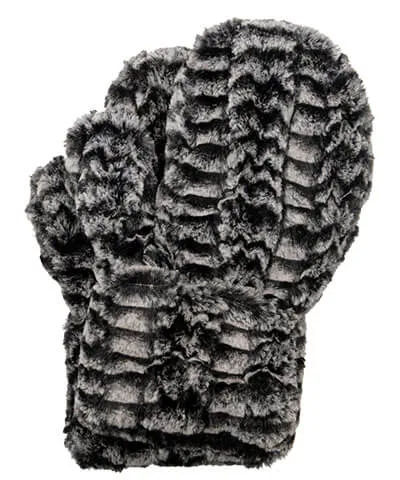 Men's Mittens - Luxury Faux Fur in 8mm
