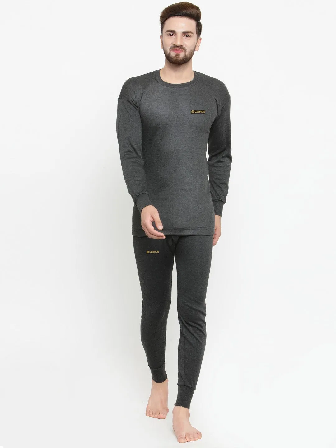 MEN'S THERMAL SET ( ROUND NECK VEST AND TROUSER)