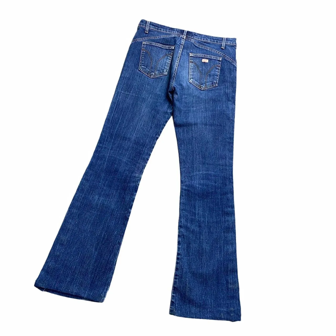 MISS SIXTY : FLARED STUDDED DENIM PANTS : 30