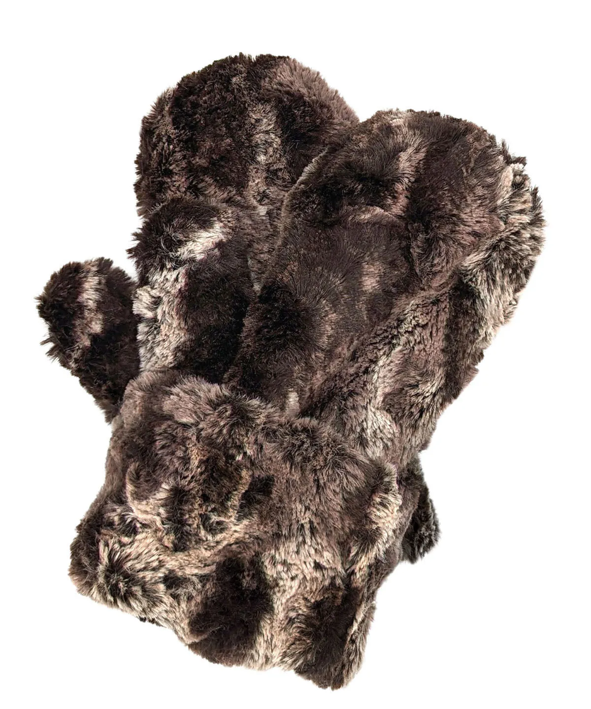 Mittens - Luxury Faux Fur in Mocha