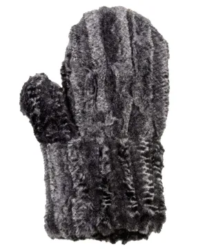 Mittens - Luxury Faux Fur in Rattle N Shake