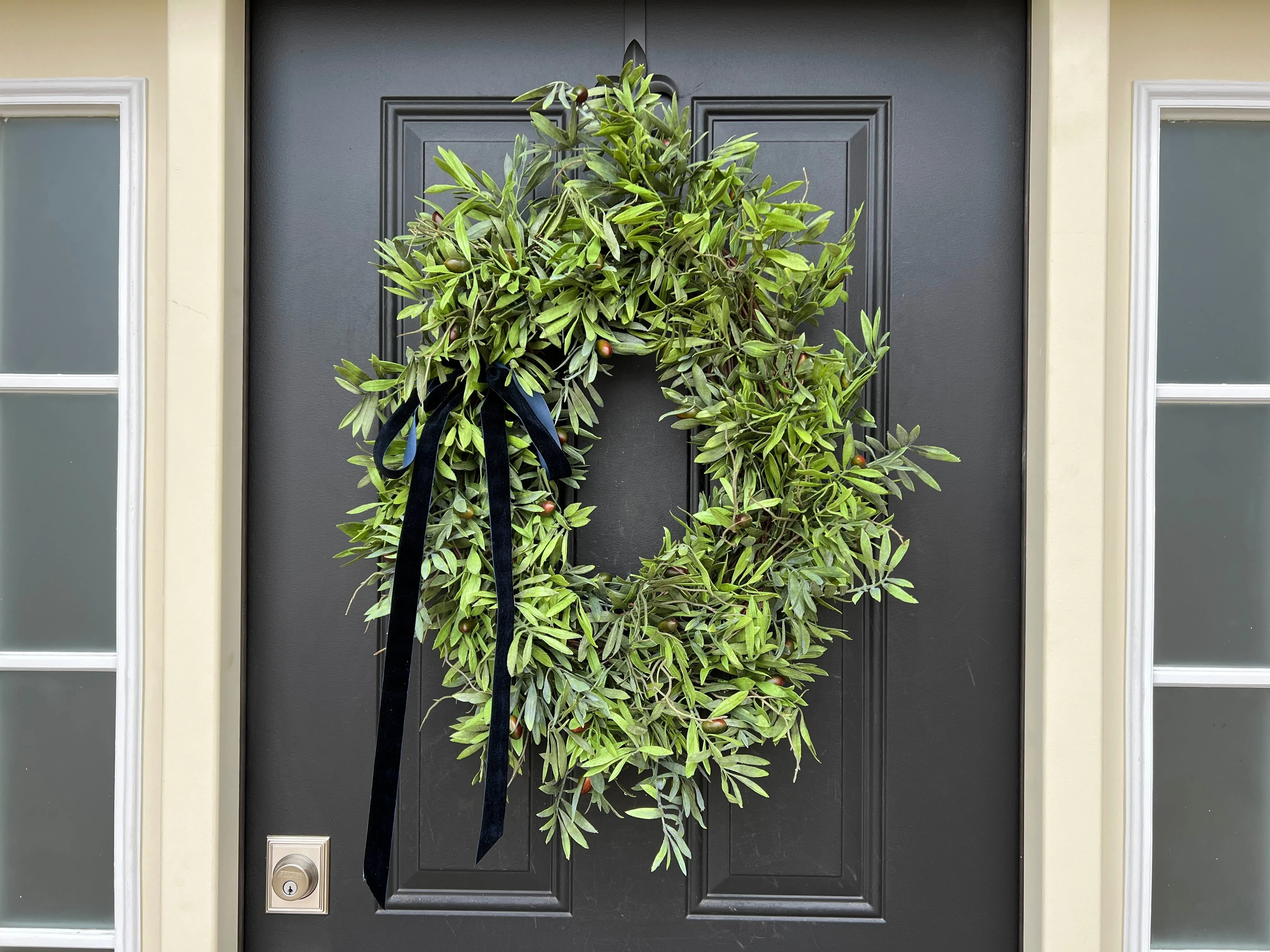 Oval Olive Branch Wreath
