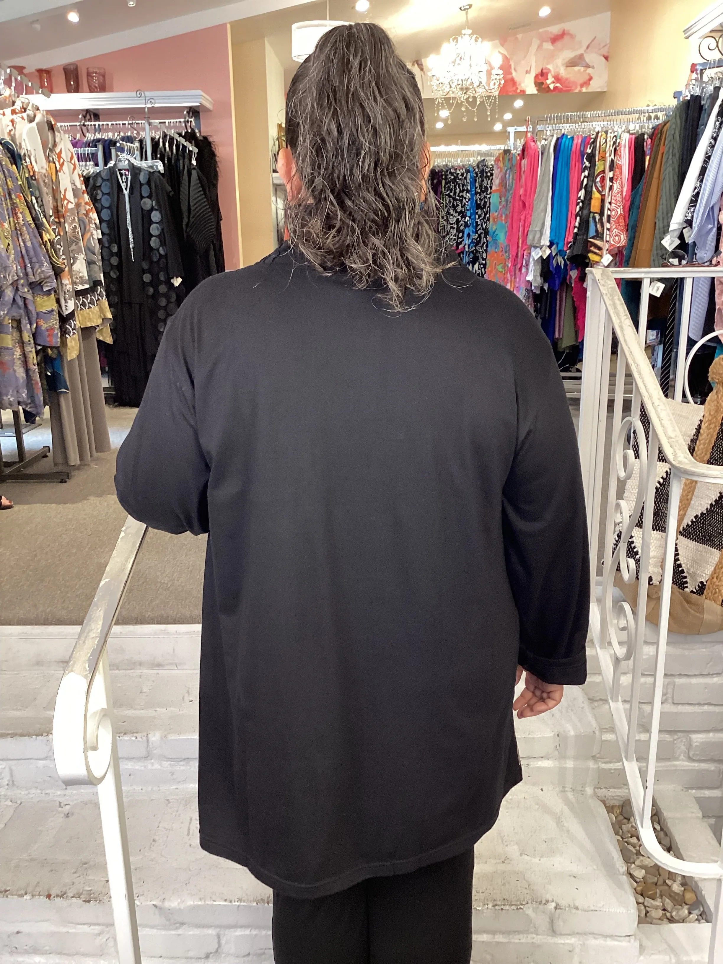 PATCH COWL TUNIC