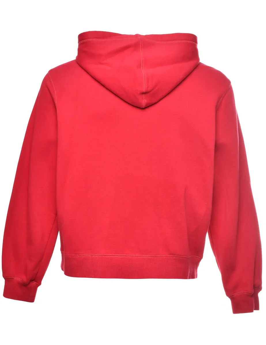 Red Hooded Sweatshirt - XL