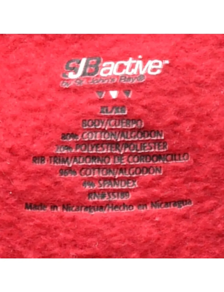 Red Hooded Sweatshirt - XL