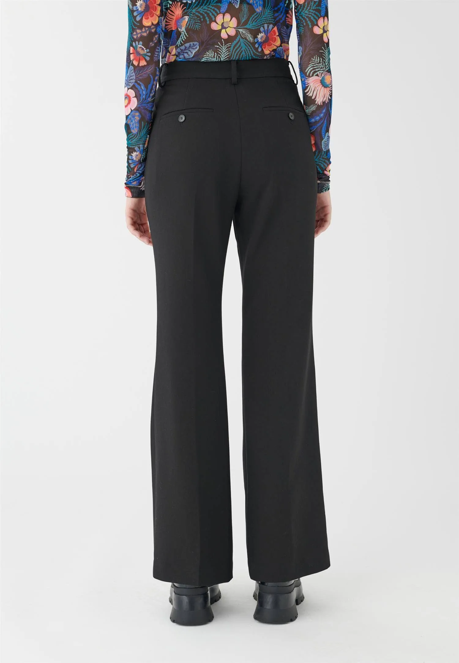 Rihanna Flared Pants, Black
