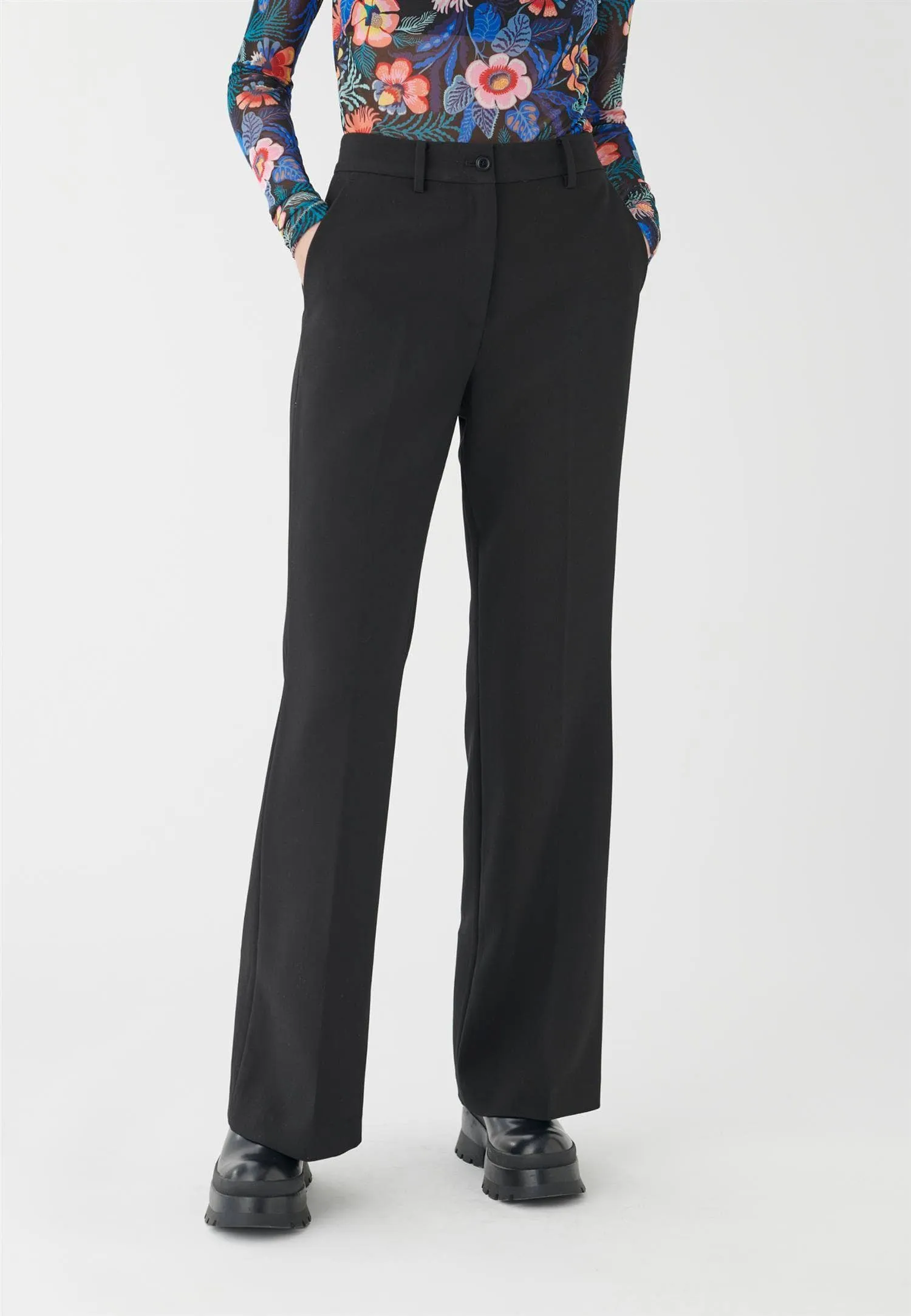 Rihanna Flared Pants, Black
