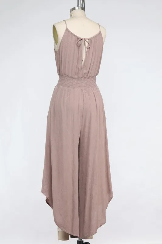 Rory Jumpsuit in Beige