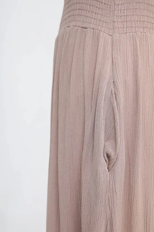 Rory Jumpsuit in Beige