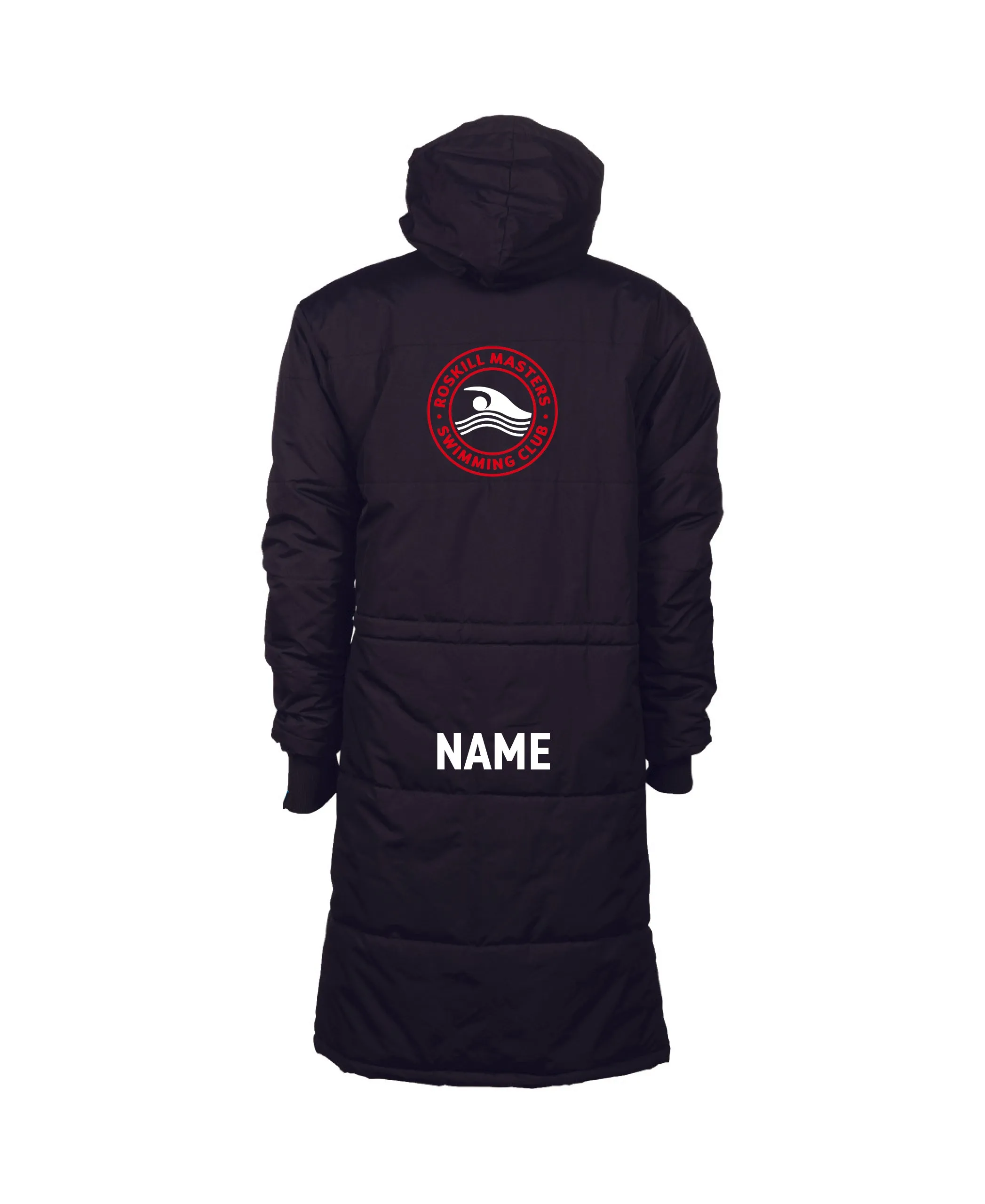 Roskill Masters Unisex Solid Parka - Black